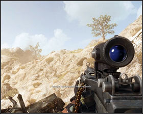 First eliminate the terrorists below [1] and then move on to the ones on the hills [2] - Belly of the Beast - p. 2 - Walkthrough - Medal of Honor - Game Guide and Walkthrough