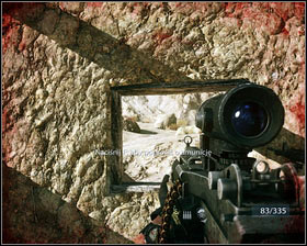 After most of the enemies dies, head out to the ruins on the left [1] - Belly of the Beast - p. 2 - Walkthrough - Medal of Honor - Game Guide and Walkthrough