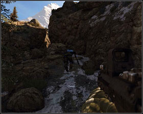 Quickly change the weapon to a machine gun and kill the enemies on the left (lying all the time) [1] - Friends from afar - Walkthrough - Medal of Honor - Game Guide and Walkthrough