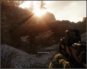 Once the shootout ends, move on after your companion [1] - Friends from afar - Walkthrough - Medal of Honor - Game Guide and Walkthrough