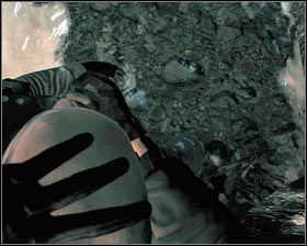 Move below the rock by holding Ctrl [1] and kill the terrorist with a quick blow [2] - Neptune's Net - p. 1 - Walkthrough - Medal of Honor - Game Guide and Walkthrough