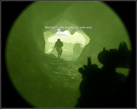 At some point it will get very dark [1], but luckily you have night vision with you (Y) [2] - Rescue the Rescuers - p. 1 - Walkthrough - Medal of Honor - Game Guide and Walkthrough