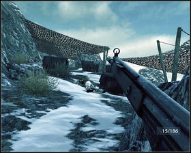 Once they stop to appear, move on to their positions and eliminate the enemies overhead [1] - Rescue the Rescuers - p. 2 - Walkthrough - Medal of Honor - Game Guide and Walkthrough