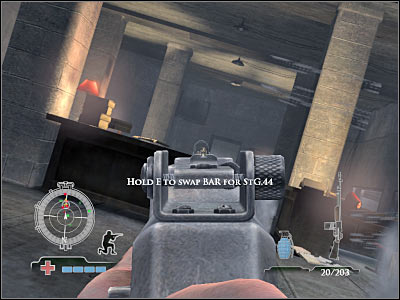 Your objective will be to secure this entire area - Assemble at Main Control Room - Operation Der Flakturm - Medal of Honor: Airborne - Game Guide and Walkthrough