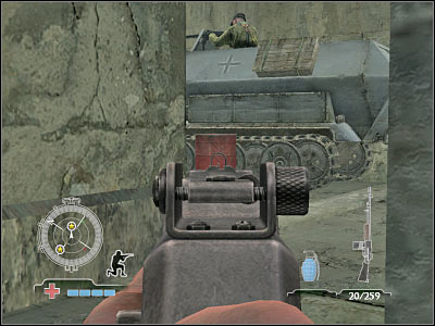 DON'T go back to the tunnels - Eliminate Enemies on Halftracks - Operation Der Flakturm - Medal of Honor: Airborne - Game Guide and Walkthrough