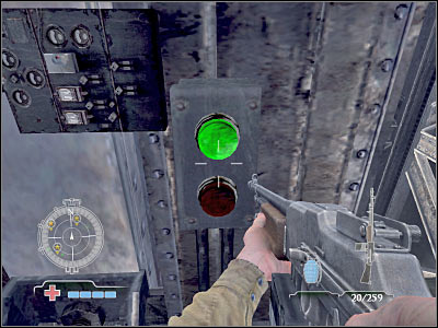 Obviously you will have to wait for the elevator to get here - Eliminate Enemies on Halftracks - Operation Der Flakturm - Medal of Honor: Airborne - Game Guide and Walkthrough