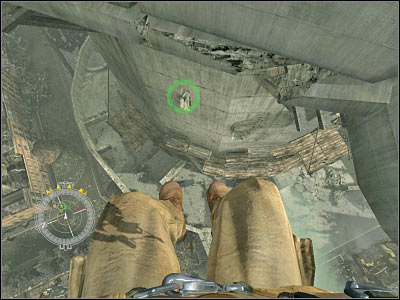 If you manage to land inside the flak tower, you will find yourself far away from all danger zones - Disable Ammunition Lift Controls - part 2 - Operation Der Flakturm - Medal of Honor: Airborne - Game Guide and Walkthrough