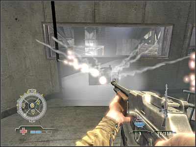 I've also promised that I will you show you an alternative route to the control room - Disable Ammunition Lift Controls - part 2 - Operation Der Flakturm - Medal of Honor: Airborne - Game Guide and Walkthrough