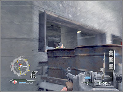 You will have to make sure that no one has survived your attacks - Disable Ammunition Lift Controls - part 2 - Operation Der Flakturm - Medal of Honor: Airborne - Game Guide and Walkthrough