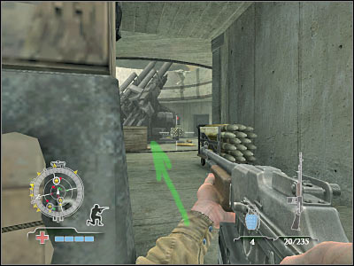 Now you will have to blow up this second gun, but I'm sure that you've figured this out on your own - Destroy Artillery Guns - Operation Der Flakturm - Medal of Honor: Airborne - Game Guide and Walkthrough