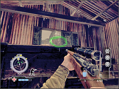 This area should already be secured (only if you have killed all snipers and heavy machine gunners from the upper platform) - Destroy Tanks on Railcars - part 2 - Operation Varsity - Medal of Honor: Airborne - Game Guide and Walkthrough