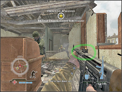 1 - Disable Explosives Plunger - Operation Market Garden - Medal of Honor: Airborne - Game Guide and Walkthrough