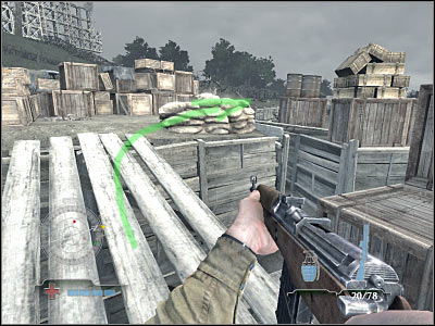 You will have to be moving north-west - Clear and Secure Pillbox - part 2 - Operation Neptune - Medal of Honor: Airborne - Game Guide and Walkthrough