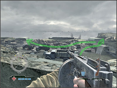 Your teammates will suggest a good thing - Clear and Secure Pillbox - part 1 - Operation Neptune - Medal of Honor: Airborne - Game Guide and Walkthrough