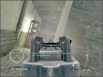 1 - Clear and Secure Spotting Tower - part 2 - Operation Neptune - Medal of Honor: Airborne - Game Guide and Walkthrough