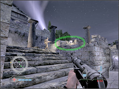 This is going to be a challenging segment of this mission, however if you have a sniper rifle and a lot of ammunition at your disposal, there's nothing you should be worried about - Ascend to Hilltop Temple - Operation Avalanche - Medal of Honor: Airborne - Game Guide and Walkthrough