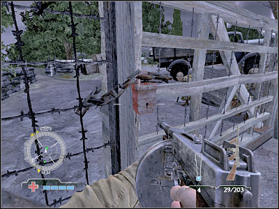 Now you'll be able to proceed with the main part of this short task - Disable Communications Radio - Operation Avalanche - Medal of Honor: Airborne - Game Guide and Walkthrough