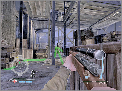 Once you've secured this area (remember that you can't stay here forever - reinforcements could arrive any minute), start moving forward - Disable Communications Antenna - part 2 - Operation Avalanche - Medal of Honor: Airborne - Game Guide and Walkthrough