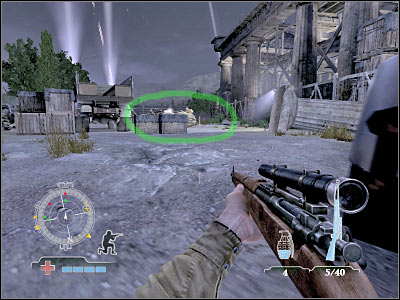 Start moving forward - Disable Communications Antenna - part 1 - Operation Avalanche - Medal of Honor: Airborne - Game Guide and Walkthrough