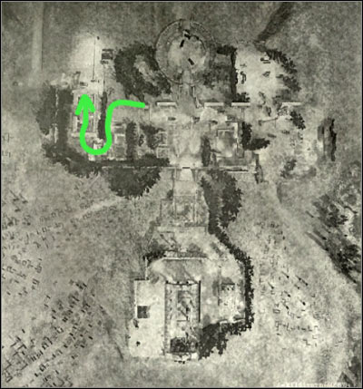 Approach - Disable Communications Antenna - part 1 - Operation Avalanche - Medal of Honor: Airborne - Game Guide and Walkthrough