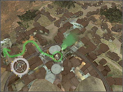 Reaching your target - Destroy Hill Houses AA Gun - part 1 - Operation Husky - Medal of Honor: Airborne - Game Guide and Walkthrough