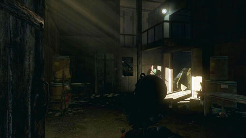 Run through the right door and follow the only possible way at the beginning of the challenge - Mission 02: Through the Eyes of Evil - Campaign - Medal of Honor: Warfighter - Game Guide and Walkthrough