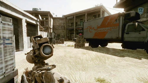 Run straight ahead and after reaching the wall, turn left - Mission 08: Finding Faraz - Campaign - Medal of Honor: Warfighter - Game Guide and Walkthrough