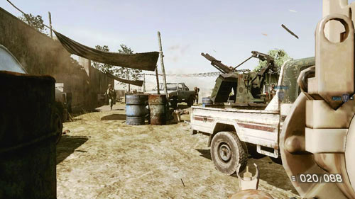 Start to lean from behind the wall and remove the enemy aiming at their heads, of course - Mission 08: Finding Faraz - Campaign - Medal of Honor: Warfighter - Game Guide and Walkthrough