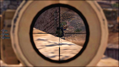 Run forward and watch for the wooden stairs to the right - Mission 09: Connect the Dots - Campaign - Medal of Honor: Warfighter - Game Guide and Walkthrough