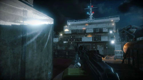 Advance, hiding behind boxes - Mission 12: Bump in the Night - Campaign - Medal of Honor: Warfighter - Game Guide and Walkthrough