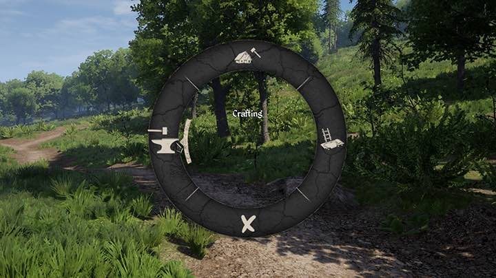 Then click on the Stone axe icon - Medieval Dynasty: Beginners Guide & Tips - Basics - Medieval Dynasty Guide