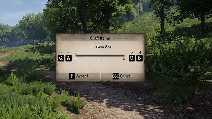 You can now cut down trees and then chop them into logs - Medieval Dynasty: Beginners Guide & Tips - Basics - Medieval Dynasty Guide