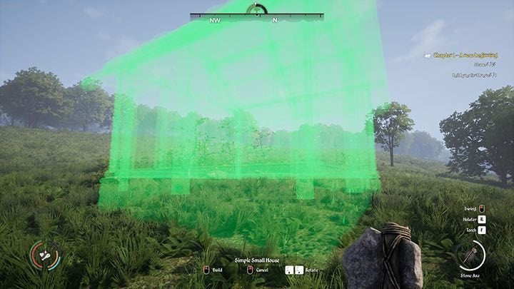 Once the location has been chosen, you will have to finish the base of your construction - Medieval Dynasty: Building - how to build a house? - Basics - Medieval Dynasty Guide