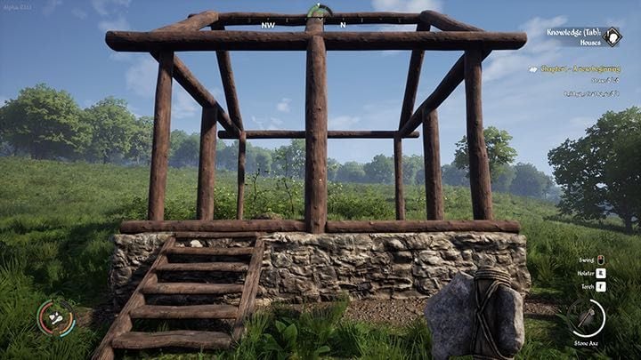 Take out the wooden hammer - Medieval Dynasty: Building - how to build a house? - Basics - Medieval Dynasty Guide