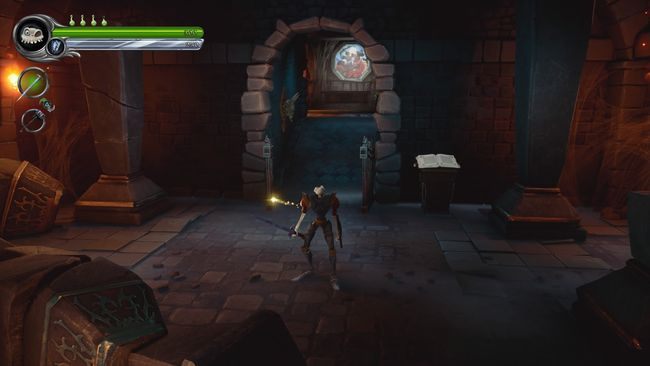 SECRET: This level has a secret, but you must first get a Club or Hammer (the earliest you can find a Club is in Cemetery Hill level) - Dans Crypt | MediEvil Walkthrough - Walkthrough - MediEvil Guide
