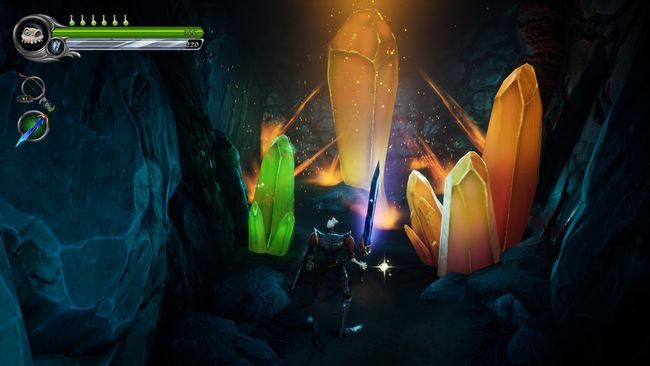 Collect all the treasures, the Star Rune and the book - The Crystal Caves | MediEvil Walkthrough - Walkthrough - MediEvil Guide