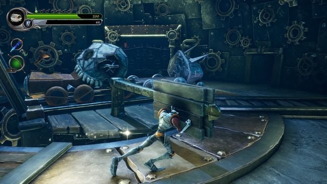 Use another Rune to open the passage to the train - The Time Device | MediEvil Walkthrough - Walkthrough - MediEvil Guide