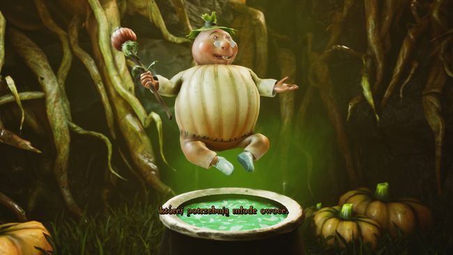 Remove the remaining bags and pumpkins in the area, but DONT HIT the chests with the skulls - they will be very helpful during the boss fight - The Pumpkin Serpent | MediEvil Walkthrough - Walkthrough - MediEvil Guide