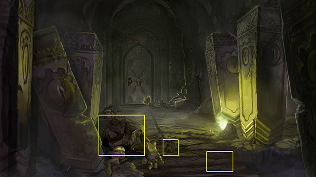 Now activate with the spell the body of the guardian - Pull down the door - Chapter I - Memoria - Game Guide and Walkthrough