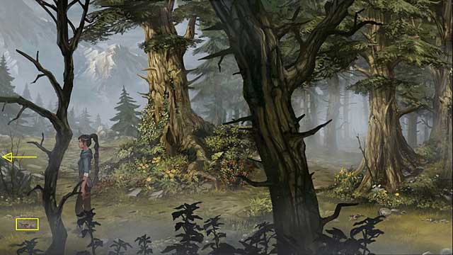 Now look at Rachwans traces and go left - Follow Rachwans trail - Chapter III - Memoria - Game Guide and Walkthrough