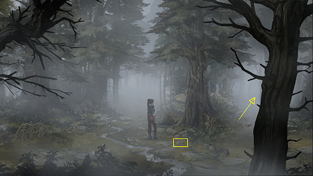 Throw the rope in the direction of the dagger - Follow Rachwans trail - Chapter III - Memoria - Game Guide and Walkthrough