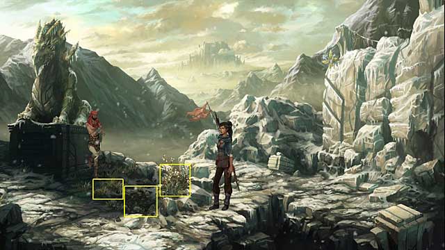 Throw the branch to the fireplace - Place the mask on Rachwan - Chapter IV - Memoria - Game Guide and Walkthrough