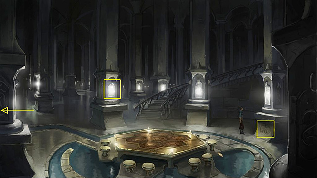 Touch the seal - Find all six spirits of elements and three secret chambers - Chapter V - Memoria - Game Guide and Walkthrough