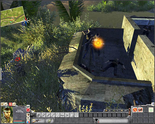 New objective: Set an ambush by the bridge and eliminate the hostiles - Mission 1: What A Job! - p. 1 - USA - Men of War: Vietnam - Game Guide and Walkthrough