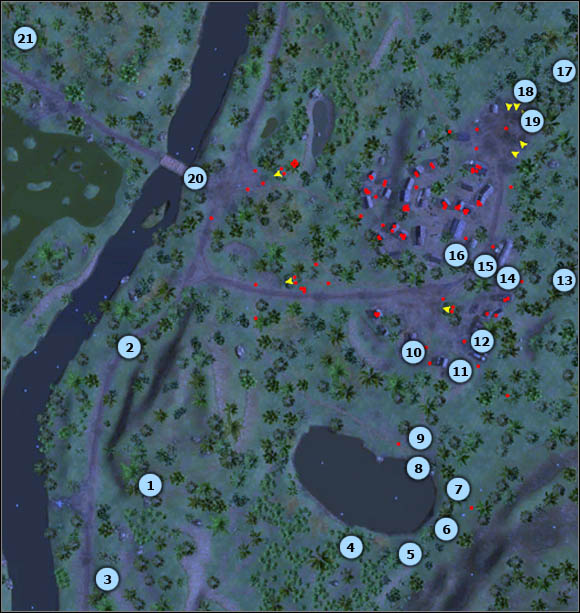 1 - Mission 2: Bon Voyage to Cambodia - map - USA - Men of War: Vietnam - Game Guide and Walkthrough