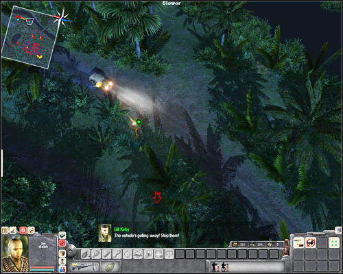 After destroying the jeep or getting rid of its drivers you must kill all other enemies to complete the first mission objective - Mission 2: Bon Voyage to Cambodia - p. 1 - USA - Men of War: Vietnam - Game Guide and Walkthrough