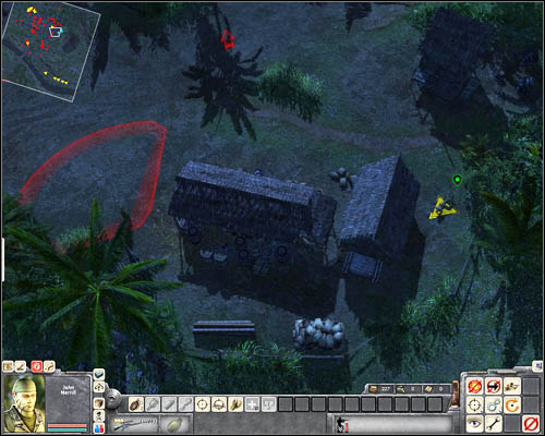 Select John Merrill again and crawl to [11] - Mission 2: Bon Voyage to Cambodia - p. 2 - USA - Men of War: Vietnam - Game Guide and Walkthrough