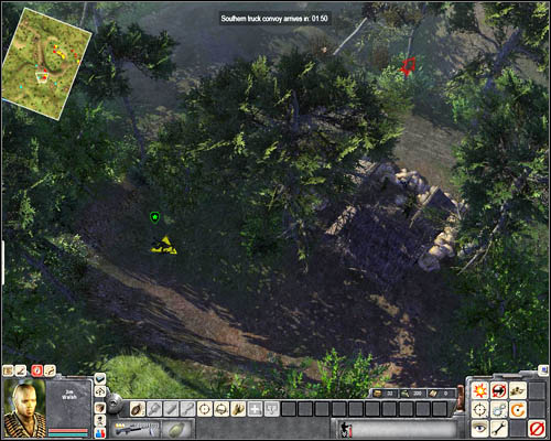 Slow down the game, then take out the heavy machinegun and shoot - Mission 3: On the Trail of Uncle Ho - p. 1 - USA - Men of War: Vietnam - Game Guide and Walkthrough