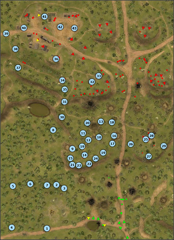 1 - Mission 4: Die Hard Attack - map - USA - Men of War: Vietnam - Game Guide and Walkthrough