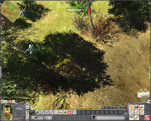 Try to place the sniper in such a location that will point him directly towards the entrance of the bunker in [17] - Mission 4: Die Hard Attack - p. 1 - USA - Men of War: Vietnam - Game Guide and Walkthrough